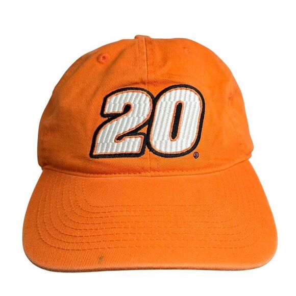 Tony Stewart Orange Chase Authentics Adjustable Cap With #20 Embroidery Nascar - Picture 10 of 11